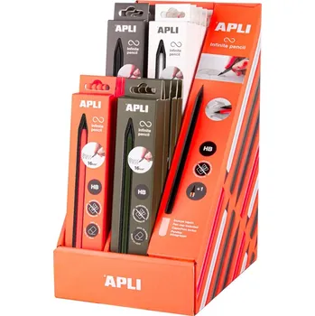 Grafitová tužka APLI nekonečná grafitová tužka HB, 20ks "A"