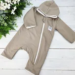 Kulišárny Zateplený overal s fleecem PÍSKOVÁ VELIKOST: 50-56