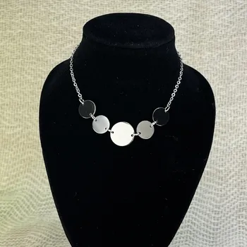 Náhrdelník Atelier Fantazie - Náhrdelník z oceli LXVI - Kolečka - 44066