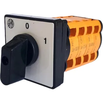 Relé 4NC - 4NO vačkový spínač (0-1), 10-63A 10A