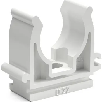 Vodovodní potrubí Chuděj Příchytka D 15 na potrubí z mědi jednoduchá