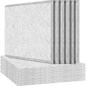 Obraz SVĚTLÉ AKUSTICKÉ PANELY 40x30x9mm, 12x SILNÉ SVĚTLÉ