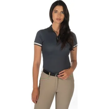 HKM Polo triko -Amalfi- černé,XL