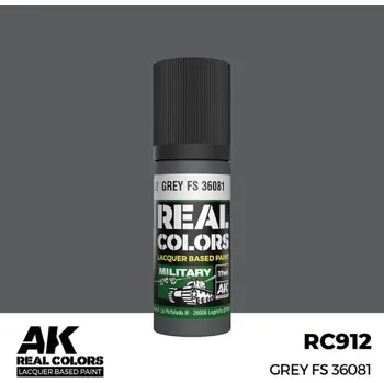Modelářská barva AK Interactive Grey FS 36081 17 ml AKRC912