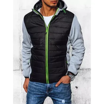 Dámská cargo bunda Světle šedá přechodná bunda s prošíváním TX4402 Velikost: XL