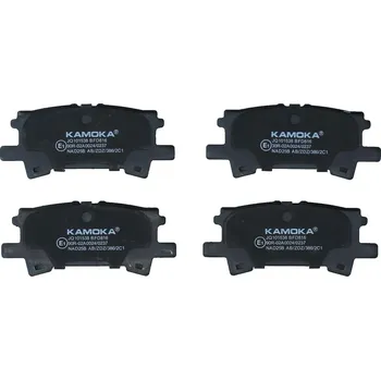Brzdová destička Sada brzdových destiček, kotoučová brzda KAMOKA JQ101538