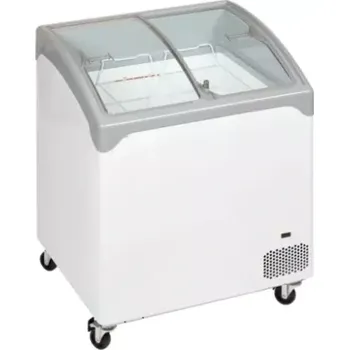 vasegastro Mrazák na nanuky 138 l – truhlový mrazicí box s posuvnými skleněnými víky 740×650×804 mm