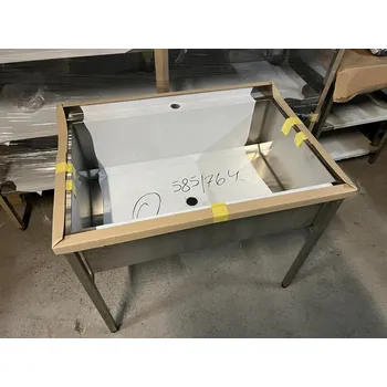 Nerezový dřez vasegastro Nerezový dřez jednokomorový 120x60x85cm (dřez 110x45x30cm)