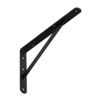 Držák na polici Konzole zpevněná 500x330mm WSWP, černá