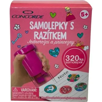 samolepka Samolepky s razítkem Jednorožci a princezny 959315