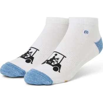 Pánské termo ponožky TravisMathew ponožky Lost Mapes Ankle - bílé