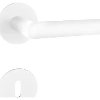 Dveřní kování MPK - FAVORIT 22 - R 3SM rozety BB, klika/klika WS - Bílá matná