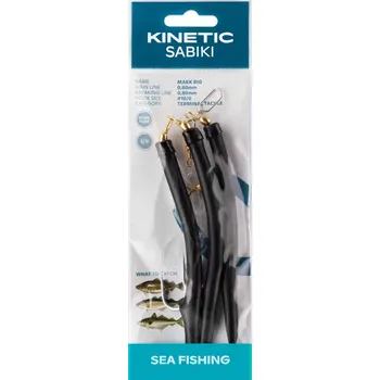 Rybářský háček Kinetic návazec Sabiki Makk Black Velikost háčku: 6/0