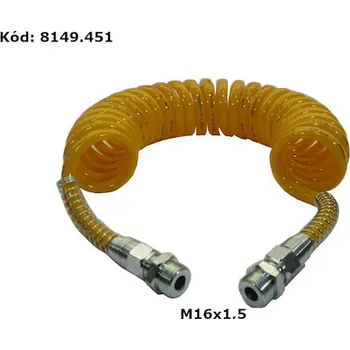 Příslušenství ke kompresoru Hadice vzduch.žlutá M16x1,5 PU prum. 55mm - 5,5m TAT