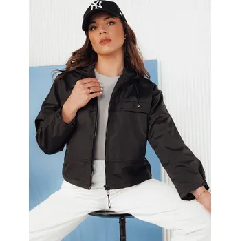 Dámská bunda Černá lehká jarní bunda EUNIKAR TY4333 Velikost: S