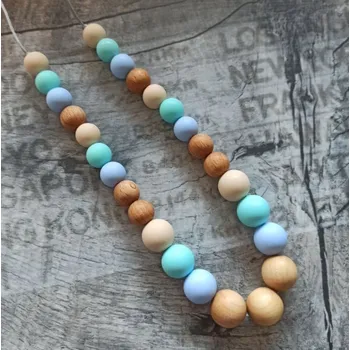 Náhrdelník Argia beads Kojící korále nature S0133