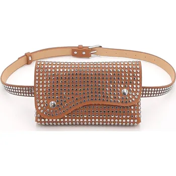 Outdoorové zavazadlo VIVI PARIS Luxusní hnědá dámská ledvinka MXRHR