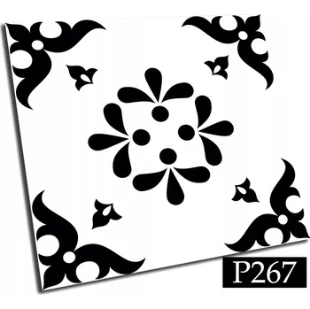 vinylová podlaha Samolepicí PVC dlaždice 25 cm Klasický vzor - PVC OBKLADY