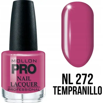 Lak na nehty 272. Tempranillo - Klasický lak na nehty Hardening Nail Lacquer 15 ml - Mollon P