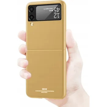 Pouzdro na mobilní telefon Zadní Kryt Audioimp pro Samsung Galaxy Z Flip3 zlatý
