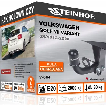 Tažné zařízení Tažné zařízení Volkswagen GOLF VII, 08/2013-