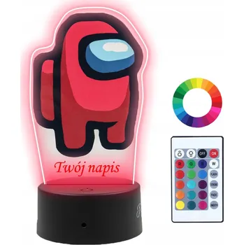 Lampička Noční lampa Plexido vícebarevná