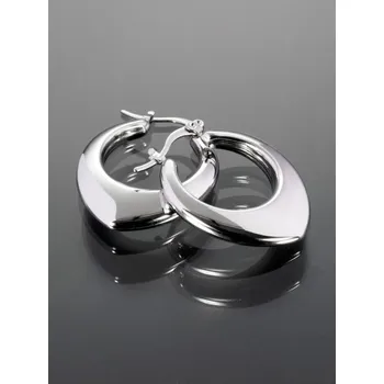 Náušnice Prosperk Masivní náušnice hladké ve stříbře S1191