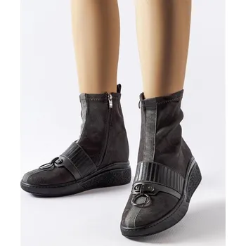 Dámské polobotky Boty na klínovém podpatku model 206514 Solea 39