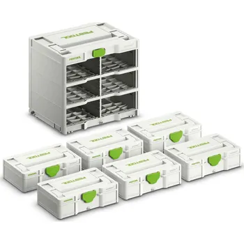 Festool Rack SYS3-RK/6 M 337-Set2 - Systainer³ 577616