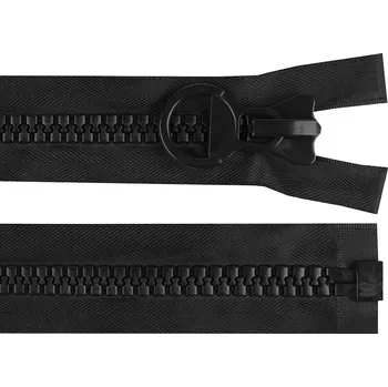 Zip Kostěný zip extra velký No 20 délka 50 cm, 55 cm Varianta: 1 (50 cm) černá, Balení: 1 ks