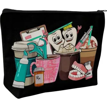 Kosmetická taška Toaletní taštička s potiskem dental, 1 ks