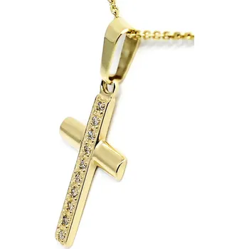 Přívěsek Leru Diamantový přívěsek křížek