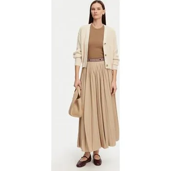 Dámská sukně Weekend Max Mara Plisovaná sukně Bleu 2515771031 Béžová Regular Fit L