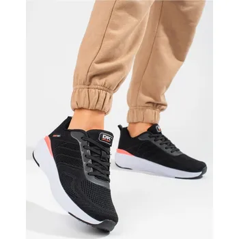 Dámské tenisky DK Jedinečné tenisky dámské černé bez podpatku 38