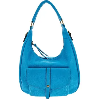 MANDOLINE Originální dámská denní kabelka tyrkysová 0ESS5