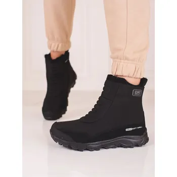 Dámské válenky DK Trendy sněhule černé dámské bez podpatku 36