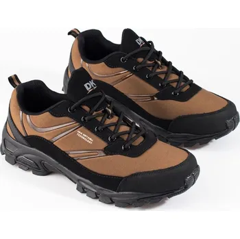 Pánská treková obuv DK Designové černé pánské trekingové boty hnědé 41