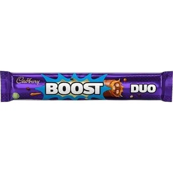Čokoláda Cadbury Boost Duo čokoládové tyčinky s příchutí karamelu s křupinkami 63 g