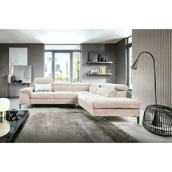 Sedací souprava ArtPS Rohová sedací souprava BLUES L | krémová Vogue 01 Provedení: pravé