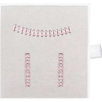 Souprava šperků franco bene Stříbrný Set Crystal náhrdelník a náušnice - růžový | 2253