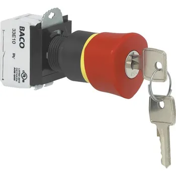 BACO L22GR01B, BAL22GR01B nouzový vypínač, 600 V, 1 ks