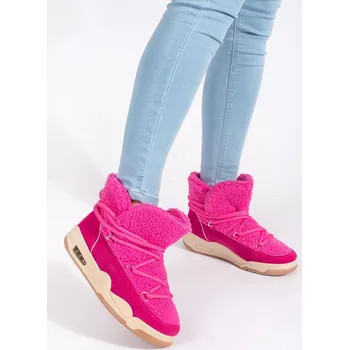 Dámské válenky Seastar Originální sněhule růžové dámské na platformě 38