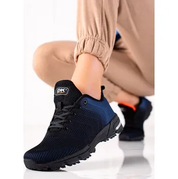 Dámské tenisky DK Praktické tenisky dámské tmavě modré bez podpatku 36