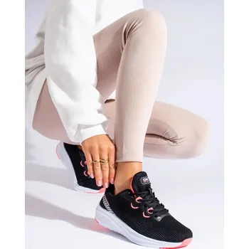 Dámské tenisky DK Klasické černé tenisky dámské bez podpatku 40