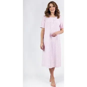 Dámská noční košile Dámská košilka Anitta růžová 3XL