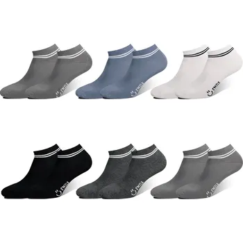 Pánské ponožky PESAIL Pánské bambusové kotníkové ponožky MX5231 6páry Velikost: 44-47