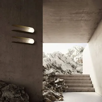 Lampička Nástěnné svítidlo Fabbian Comet, zlatá barva, kov, sklo, G9 zlato 1 x 4,5 W LED - Doprava zdarma