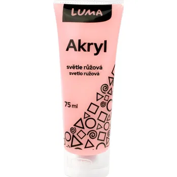 Výtvárné potřeby Majjam Barvy akrylové 75ml - Růžová světle