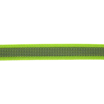 Upínací popruh 20 mm popruh s vetkanou gumou zelený