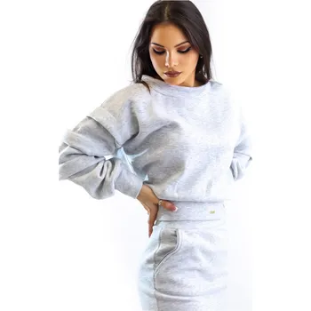 Dámská mikina Dámská tepláková mikina VSB ELIZABETH šedá